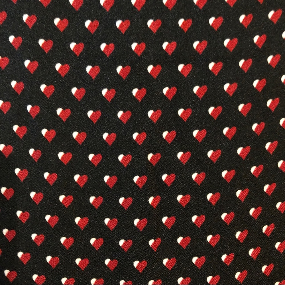 Tahari Mini Hearts Blouse XS
